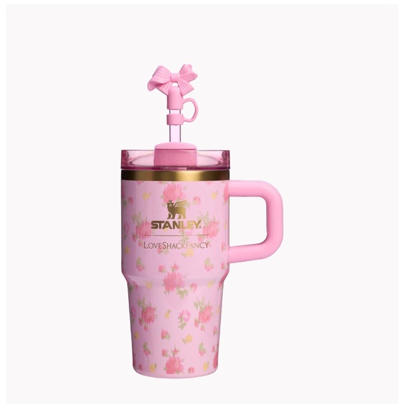 Stanley Pink LoveShack Fancy Quencher - Picture 1 of 4